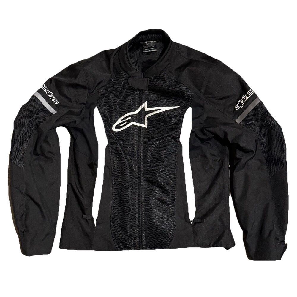 Alpinestars T-Faster Air Jacket -Black White Motorcycle Mesh International LARGE